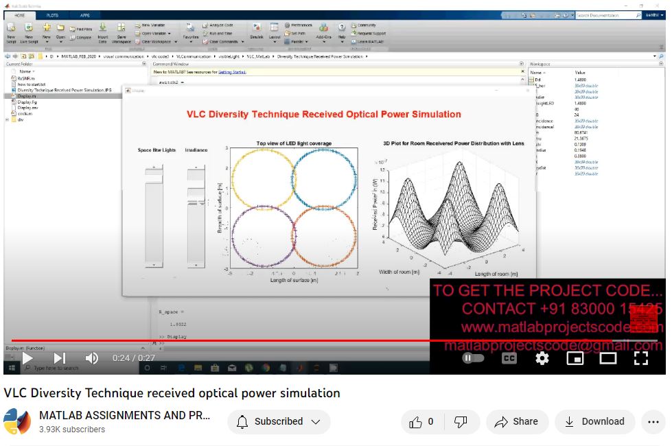 Vlc Diversity Technique Received Optical Power Simulation project thumbnail image