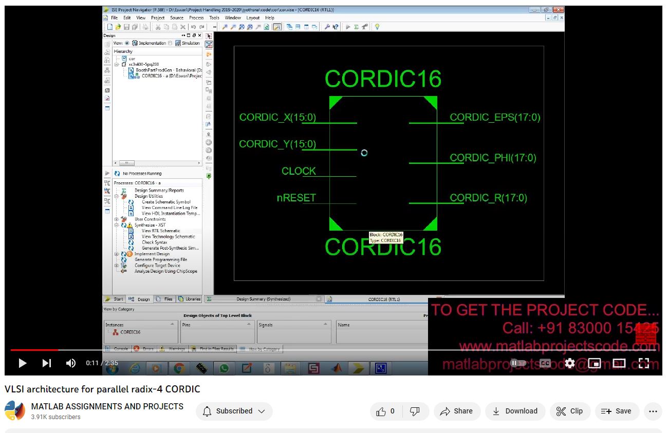 Vlsi Architecture For Parallel Radix-4 Cordic project thumbnail image