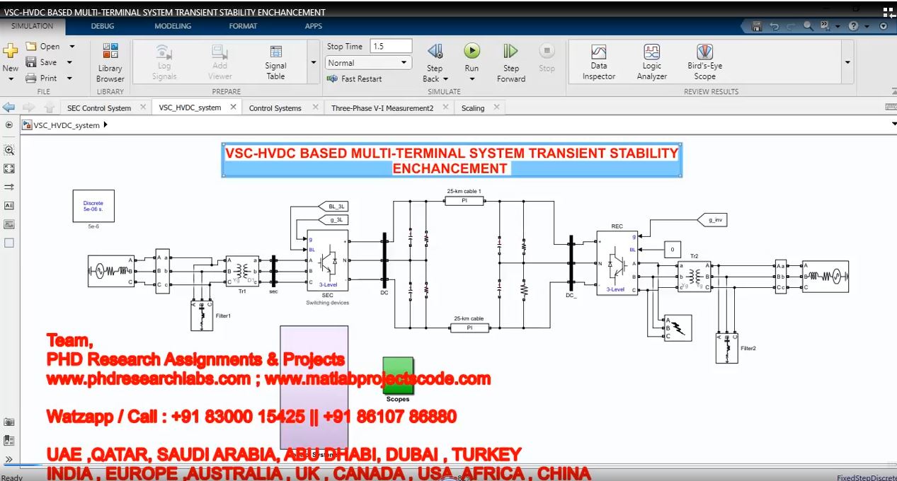Vsc-Hvdc Based Multi-Terminal System Transient Stability Enchancement project thumbnail image