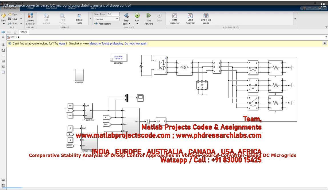 Voltage Source Converter Based Dc Microgrid Using Stability Analysis Of Droop Control project thumbnail image