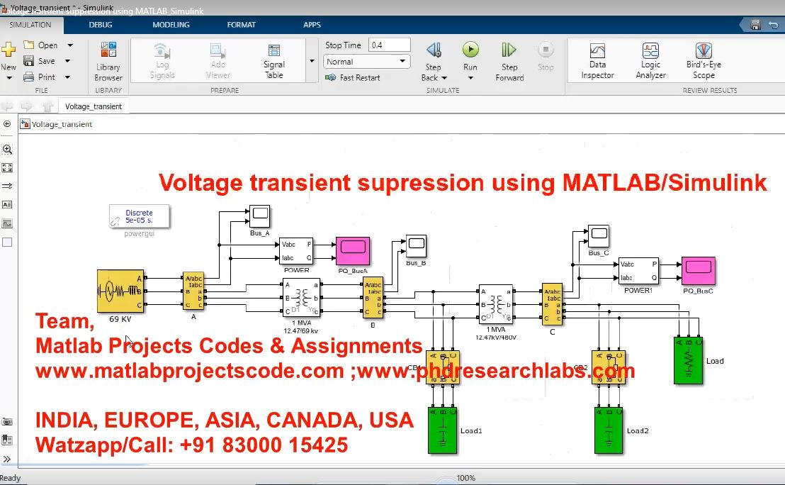 Voltage Transient Suppression Using Matlab_Simulink project thumbnail image