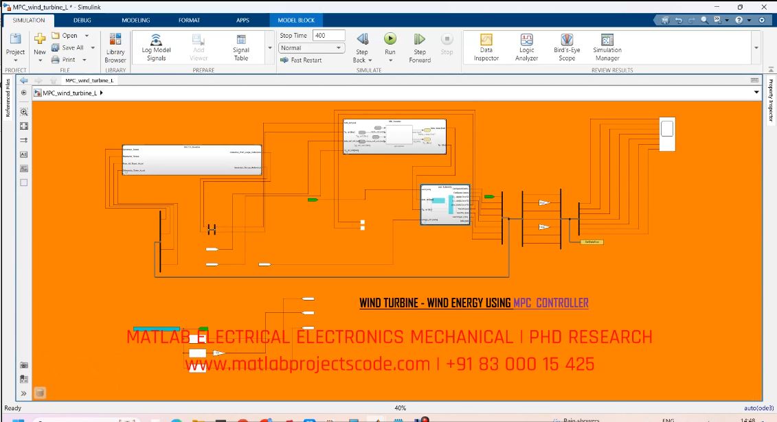 Wind Turbine - Wind Energy Using Mpc Controller project thumbnail image