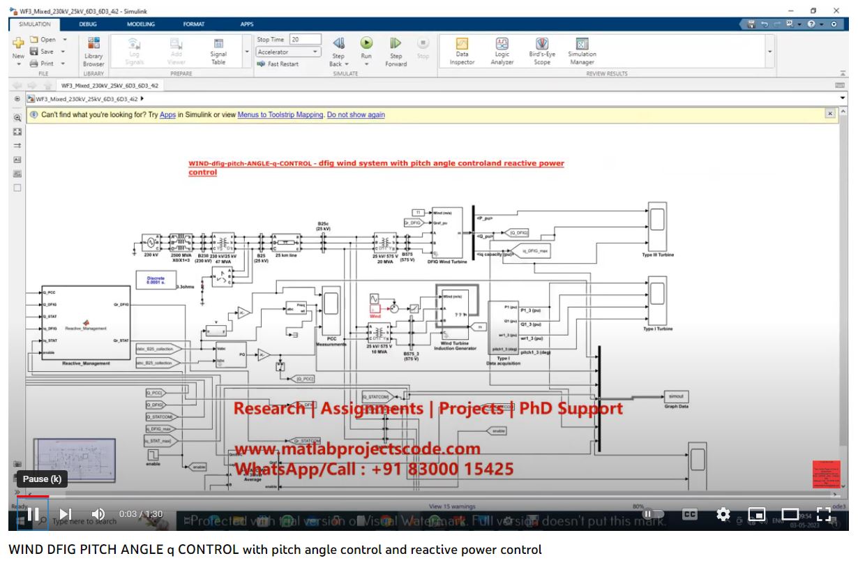 Wind-Dfig-Pitch-Angle-Q-Control - Dfig Wind System With Pitch Angle Controland Reactive Power Control project thumbnail image