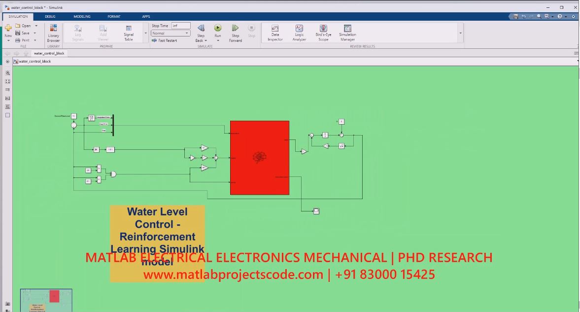 Water Level Control - Reinforcement Learning Simulink Model project thumbnail image
