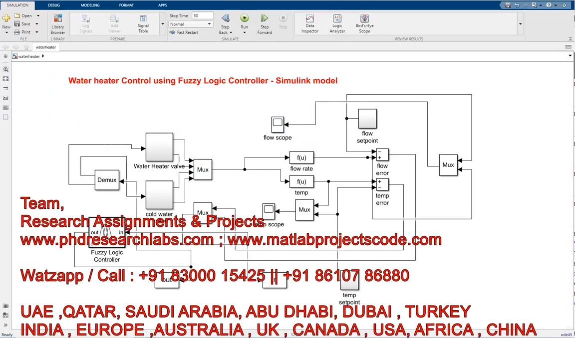 Water Heater Control Simulink Using Fuzzy Logic Controller _ Water Heater _ Fuzzy Logic _ Heater project thumbnail image