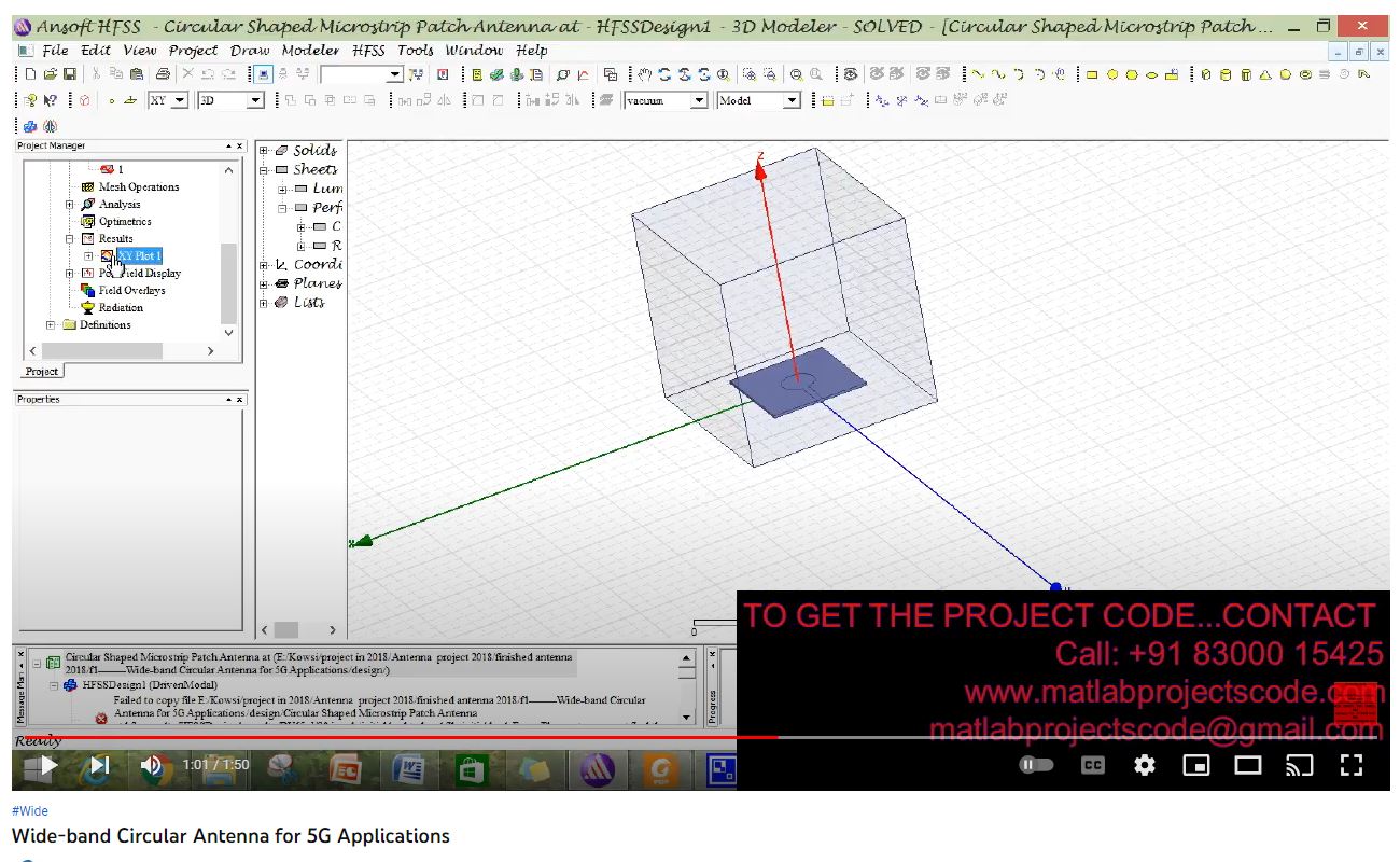 Wide-Band Circular Antenna for 5G Applications project thumbnail image