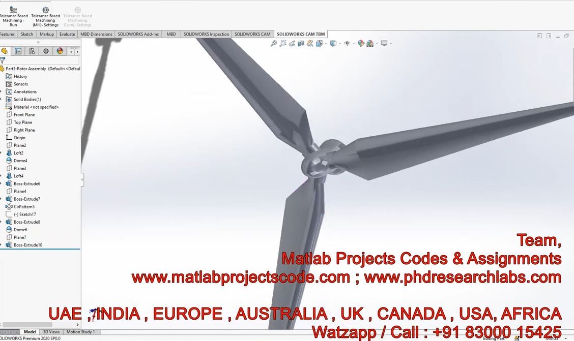 Wind Turbine In Solidworks __ Wind Turbine __ Solidworks project thumbnail image