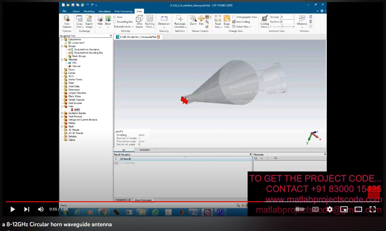A 8-12Ghz Circular Horn Waveguide Antenna project thumbnail image