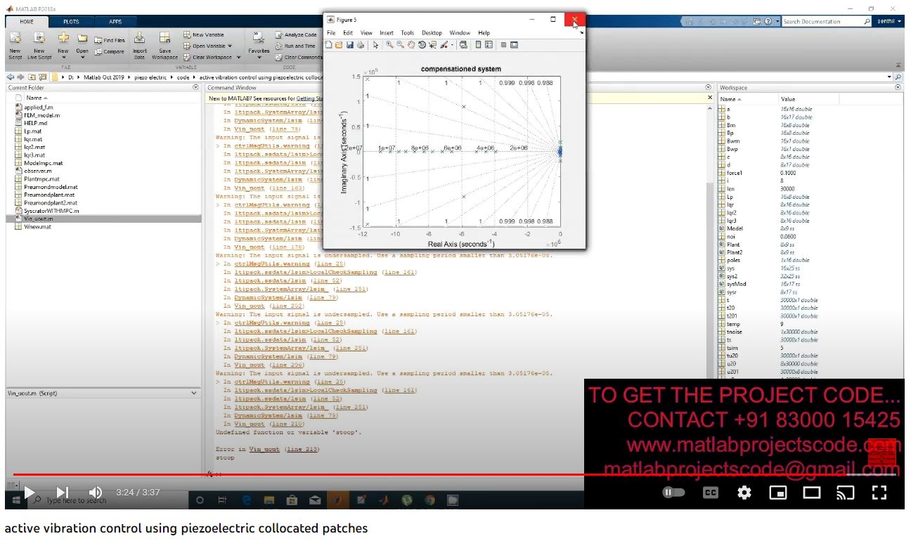 Active Vibration Control Using Piezoelectric Collocated Patches project thumbnail image