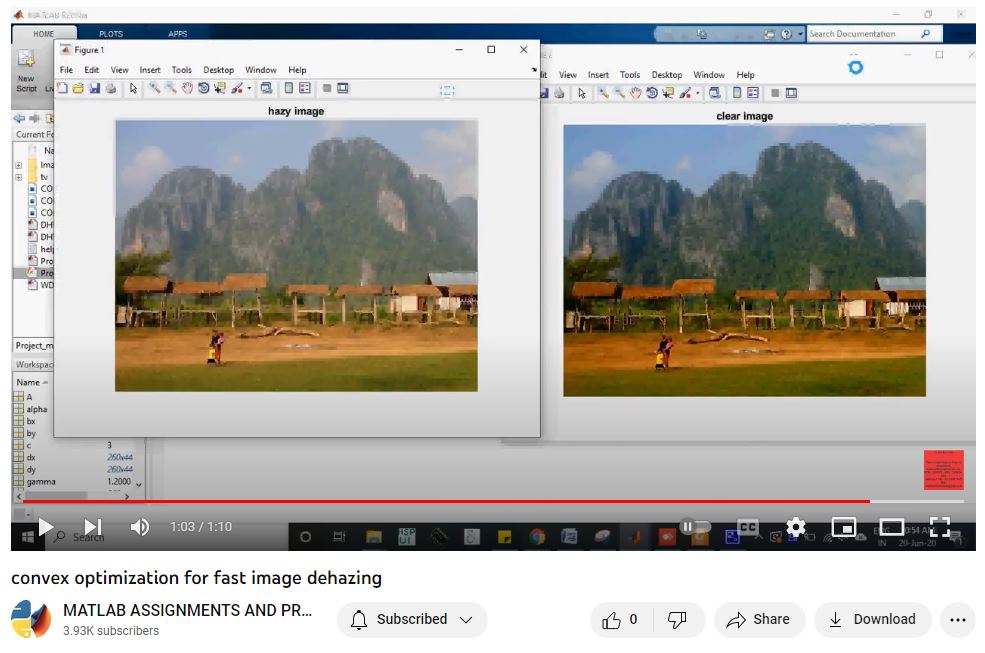 Convex Optimization For Fast Image Dehazing project thumbnail image