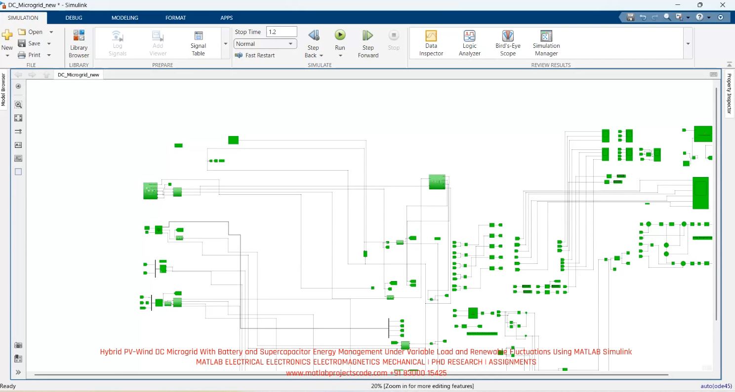 Hybrid-Pv-Wind-Dc-Microgrid-Battery-Supercapacitor-Energy-Management-Variable-Load-Renewable-Fluctuations-Matlab-Simulink project thumbnail image