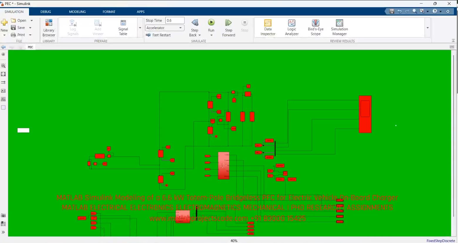 Matlab-Simulink-Modeling-6-6Kw-Totem-Pole-Bridgeless-Pfc-Electric-Vehicle-On-Board-Charger project thumbnail image