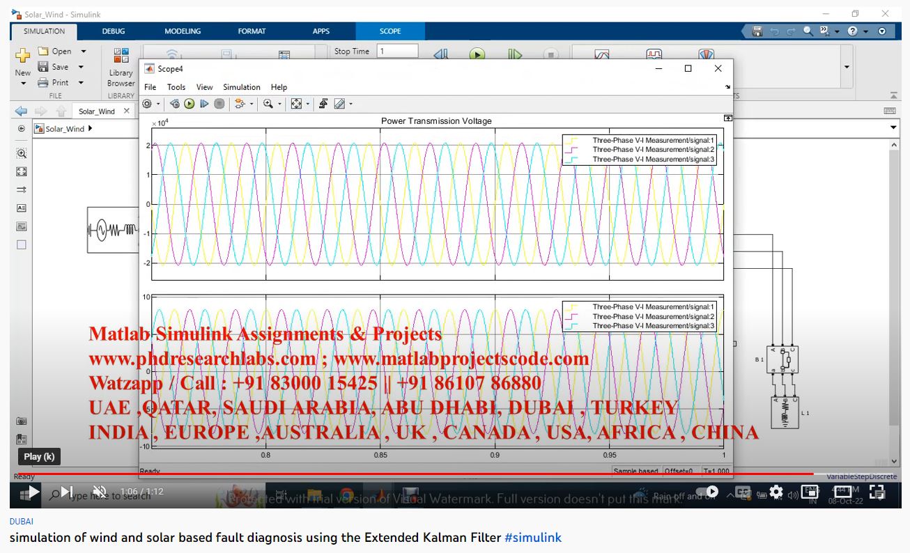 Simulation of Wind and Solar based Fault Diagnosis using the Extended KalmanFilter project thumbnail image